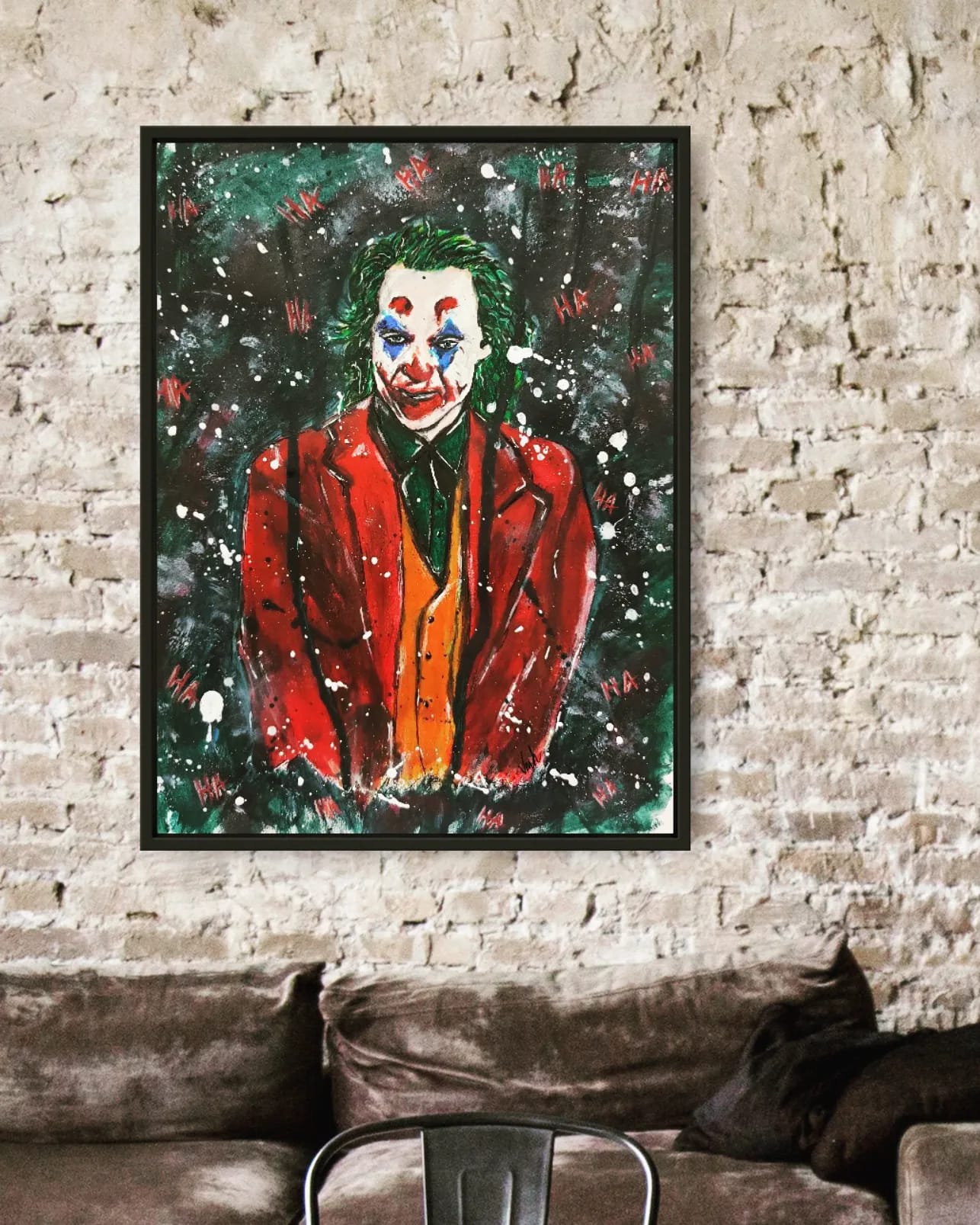 Copy of "Joker" Print - by Victoria Montgomery-Hodge Art